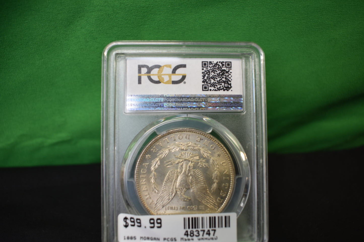 1885 MS64 PCGS Graded Morgan Silver Dollar