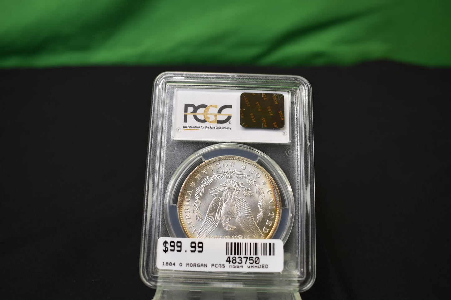 1884 O MS64 PCGS Graded Morgan Silver Dollar