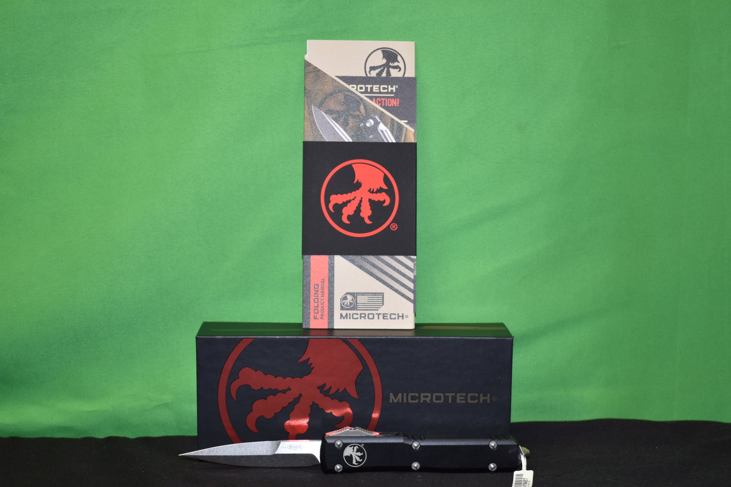 Microtech Ultratech Bayonet OTF Automatic Knife CC (3.4" Satin)