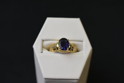 Tanzanite 10k Gold Ring