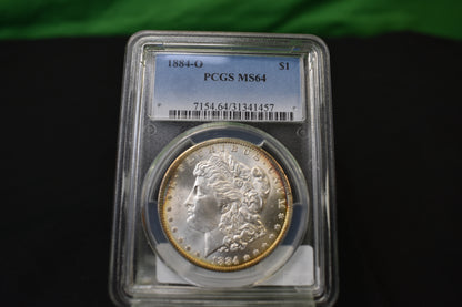 1884 O MS64 PCGS Graded Morgan Silver Dollar