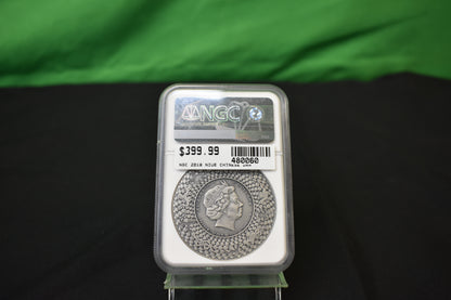 2018 Niue 2 Dollar Dragon Silver Coin NGC MS 70