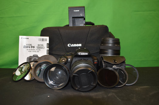 Canon Rebel T6 DSLR Outfit