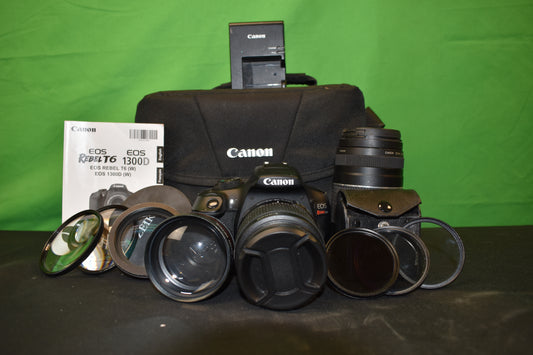 Canon Rebel T6 DSLR Outfit