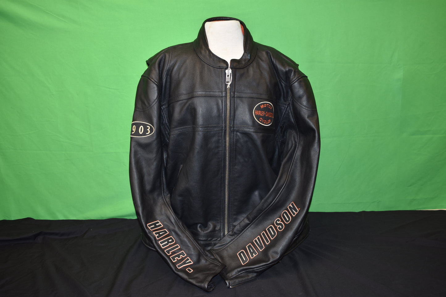 Harley Davidson Leather Riding Jacket 3XL