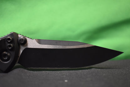 MICROTECH SOCOM ELITE S/E-AUTO BLACK TACTICAL PARTIAL SERRATED (160A-2T)