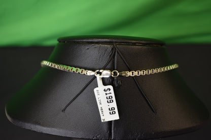 30" Silver Box Link Chain