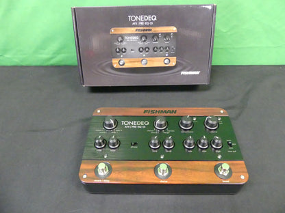 Fishman ToneDEQ Acoustic Preamp w/ AFX